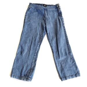 BDG | Wide Leg Side Zip Crop Jeans with Back Seams Urban Outfitters